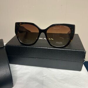 Prada Women's Brown Tortoise Sunglasses